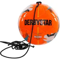 Derbystar Multikick Voetbal Maat 5 Oranje Grijs Zwart