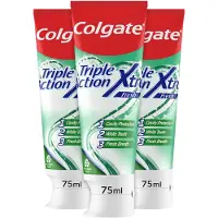 Colgate 3x Tandpasta Triple Action Extra Fresh 75 Ml