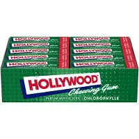 Hollywood Chorophylle Mint kauwgom - zonder aspartaam - 31g x 20