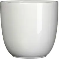 Mica Decorations Bloempot Pot rond es/13 tusca 14 x 14.5 cm wit Mica
