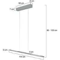 Steinhauer - hanglamp - Bande - staal - metaal - design lamp - LED - 3994ST