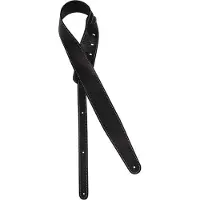 Gaucho GST-951-BK gitaarriem, topkwaliteit Europees leder, 5,5cm. breed, zwart, made in Italy