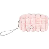 Juleeze Toilettas Dames 18x7x10 cm Roze Synthetisch Bloem