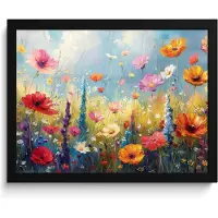 PosterMonkey Poster in lijst - Fotolijst 40x30 cm - Posters - Bloemen - Natuur - Botanisch - Kunst - Posterlijst zwart - Decoratie - Wanddecoratie woonkamer - Muurdecoratie slaapkamer
