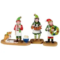 Lemax Crafty Elves (Set Van 3) Santa's Wonderland Collection 2022