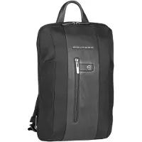 Piquadro Brief Dagrugzak 43 cm Laptopvak zwart