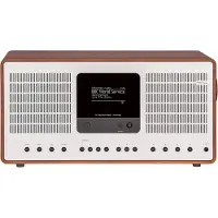 Revo SuperConnect Stereo DAB+ / FM / Bluetooth Internet Radio Walnoot-Zilver