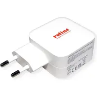 Roline thuislader met 1 USB-C PD en 1 USB-A Quick Charge 3.0 poort - 38W / wit