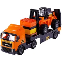 Cavallino Vrachtwagen met Trailer en Vorkheftruck, Schaal 1:16