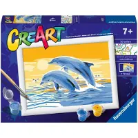 Ravensburger CreArt Delightful Dolphins Hobbypakket