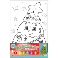 Creative Craft Lab XMAS Canvas Schilderen op Nummer Kerstboom