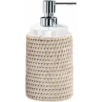 DECOR WALTHER Zeepdispenser Basket SSP Rattan Licht