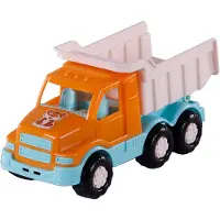 Cavallino Safari Torpedo Kiepvrachtwagen Oranje, 26,5cm