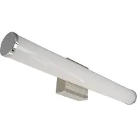 Strühm TORIN LED Spiegelverlichting - Badkamer Lamp - Schilderijverlichting - Rond 15W - 1530 Lumen - 4000K Daglicht wit - Chrome - 600 mm - IP44