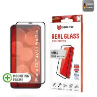 Displex Screenprotector Real Glass Full Cover voor de Apple iPhone 11 Pro Max / Xs Max