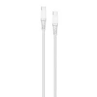 Mobilizera Mobilize Strong Nylon Cable USB-C to USB-C 2m. 100W White