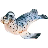 Gaby The Grey Seal Medium Pillow Wit
