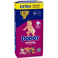 Dodot Luiers - - Activiteit T4 - Absorptie en Comfort - Maat 4 - 52 eenheden