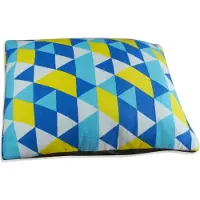 Skandika Dundee Sleepyhead hoofdkussen - Outdoor campingkussen, zachte flanellen kussenhoes, met vulling, 45x40 cm groot, reiskussen | Reizen, trekking, wandelen, slaapzak, blauw