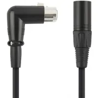Dolphix XLR (m) - XLR (v) haaks audiokabel | 5 meter