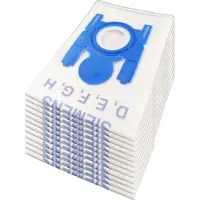 WORWO 20 x Anti-allergene stofzuigerzakken SUPER ZAK KRACHTIG !!! voor stofzuiger Bosch Siemens - D E F G H - BOSCH Serie 4 - BGLS48X350 model SBMB01/BA2000 - 3 LAGEN - HYGIËNISCHE AFDICHTING - 20 stuks
