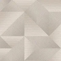 Dutch Wallcoverings TP422973 Vliesbehang Exclusive Threads Geometric Grey - 53cm x 10m