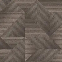 Dutch Wallcoverings - Exclusive Threads Geometric Charcoa - TP422978