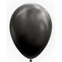We Fiesta 10 Ballonnen 12" Zwart - Versiering Feestdecoratie Decoratie Verjaardag Jubileum Thema Feest Ballon