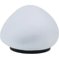 Lumisky Decorative pebble solar lamp - - SOLENZARA - Ø16 cm - white LED