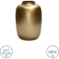 Vase the World Vaas Artic XS | Goud - Gold | Ø17 x H24 cm