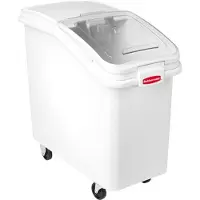 Rubbermaid Voorraadcontainer 99 ltr, Rubbermaid, model: VB 003602, wit, transparant