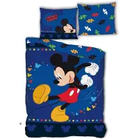 Disney Mickey Mouse kinderdekbedovertrek dansen - microvezel