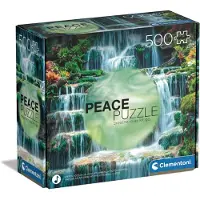 Clementoni 35117 Peace Flow Puzzel 500 Stukken, Gemaakt in Italië, Voor Volwassenen, Multicolor