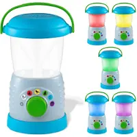 Melissa & Doug Let's Explore Kampeerlantaarn speelset Lichten & Geluiden - Licht en geluid speelgoed voor kinderen - Camping speelgoed - 3+ - Cadeau voor jongen of meisje