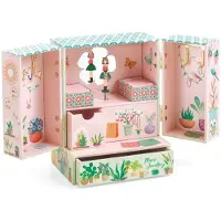 Djeco Schmuckkästchen m. Musik - Holz - Musik Box - - One Size - Schmuckkästchen
