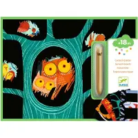 Djeco Rubbelkarten - Tiere - - One Size - Malbücher