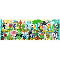 Djeco puzzel Jungle - 100 stukjes - FSC karton - kleurrijke legpuzzel.