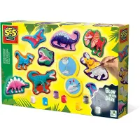 SES Creative - Vorm & Verf - Dinosaurussen - - OneSize - Knutselpakket