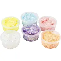 Creativ Company Glitter Clay 6x20 ml Pastelkleuren