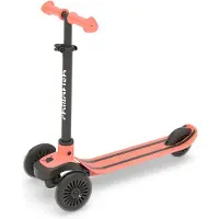 Chillafish Kinderstep 3 Jaar met drie wielen - Roze - Lichtgewicht step meisjes met afneembaar stuur en voetrem - Aanpasbaar in hoogte - Leun-om-te-sturen - Extra grip handgrepen - Model Scotti