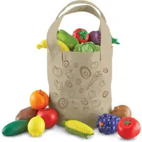 Learning Resources speelgoed groente en fruit tas - educatief rollenspel. - 3+