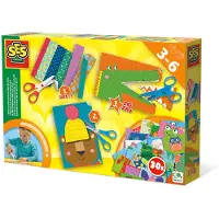 SES Creative Ik Leer Knippen Stap voor Stap - 30 Knipvellen - Vanaf 3 Jaar - Kinderschaar - Schoencadeautjes Sinterklaas