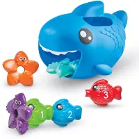 Learning Resources Steve De Scoop & Splash Haai, 7 Stukken, 18+ Maanden, Peuterspeelgoed