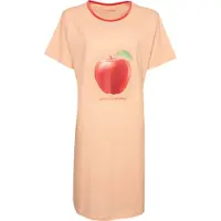 Temptation Dames Nachthemd - Bigshirt - Oranje - Maat M