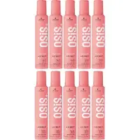 Schwarzkopf - OSiS+ Volume & Body Air Whip Flexible Mousse - voordeelverpakking - 10 x 200ml