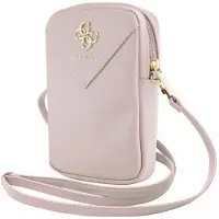GUESS Pu-leren Portemonnee Met Ritssluiting En Telefoonvak Met Logo 4g