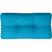 vidaXL Palletkussen 80x40x12 cm stof lichtblauw
