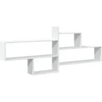 vidaXL Wandschap 167,5x18x68 cm bewerkt hout wit