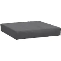 vidaXL Palletkussen 60x60x9,5 cm stof gemêleerd antracietkleurig