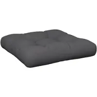 vidaXL Palletkussen 60x60x12 cm stof antracietkleurig